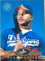 Raul Mondesi Signed 1995 Stadium Club Baseball Card - Los Angeles Dodgers - PastPros