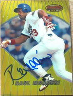 Raul Mondesi Signed 1996 Bowman's Best Baseball Card - Los Angeles Dodgers