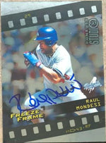 Raul Mondesi Signed 1998 Studio Freeze Frame Baseball Card - Los Angeles Dodgers