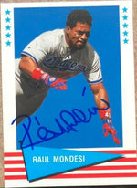 Raul Mondesi Signed 1999 Fleer Tradition Vintage Baseball Card - Los Angeles Dodgers