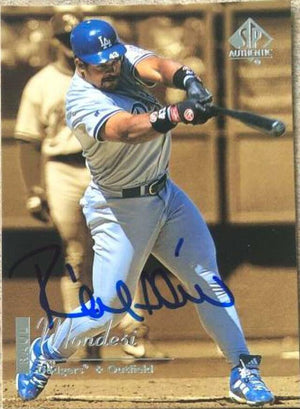 Raul Mondesi Signed 1999 SP Authentic Baseball Card - Los Angeles Dodgers - PastPros