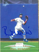 Raul Mondesi Signed 1999 Stadium Club Baseball Card - Los Angeles Dodgers