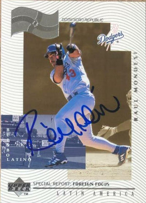 Raul Mondesi Signed 1999 Upper Deck Baseball Card - Los Angeles Dodgers - PastPros