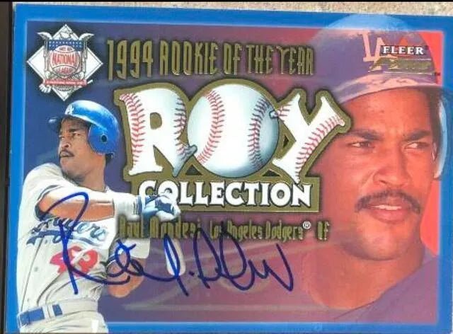 Raul Mondesi Signed 2000 Fleer Focus Baseball Card - Los Angeles Dodgers