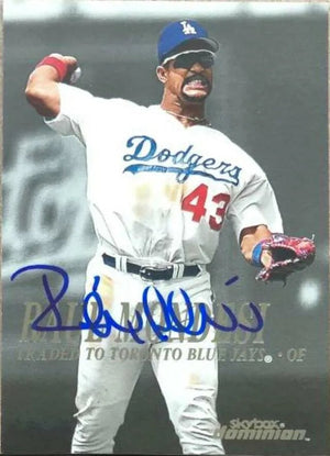 Raul Mondesi Signed 2000 Skybox Dominion Baseball Card - Los Angeles Dodgers