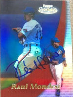 Raul Mondesi Signed 2000 Topps Gold Label Class 2 Baseball Card - Toronto Blue Jays