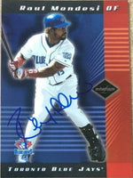 Raul Mondesi Signed 2001 Leaf Limited Baseball Card - Toronto Blue Jays