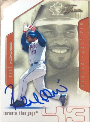 Raul Mondesi Signed 2002 Flair Baseball Card - Toronto Blue Jays - PastPros