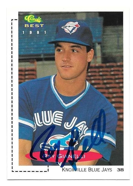 Ray Gianelli Signed 1991 Classic Best Baseball Card