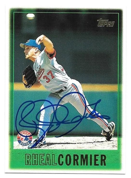 Rheal Cormier Signed 1997 Topps Baseball Card - Montreal Expos