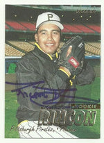Ricardo Rincon Signed 1997 Fleer Baseball Card - Pittsburgh Pirates