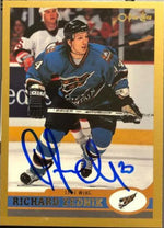 Richard Zednik Signed 1999-00 O-Pee-Chee Hockey Card - Washington Capitals