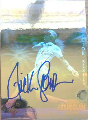Ricky Jordan Signed 1991 Denny's Hologram Baseball Card - Philadelphia Phillies