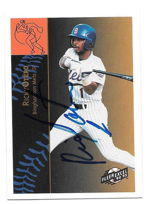 Ricky Otero Signed 1994-95 Fleer Excel Baseball Card - Binghamton Mets - PastPros