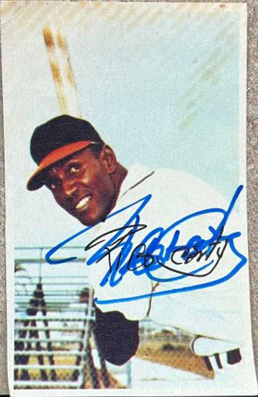 Rico Carty Signed 1969 MLB Photostamps Baseball Card - Atlanta Braves - PastPros