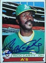 Rico Carty Signed 1979 Topps Baseball Card - Oakland A's