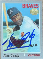 Rico Carty Signed 2002 Topps Archives Baseball Card - Atlanta Braves