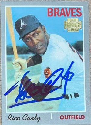 Rico Carty Signed 2002 Topps Archives Baseball Card - Atlanta Braves - PastPros