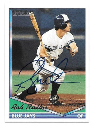 Rob Butler Signed 1994 Topps Baseball Card - Toronto Blue Jays