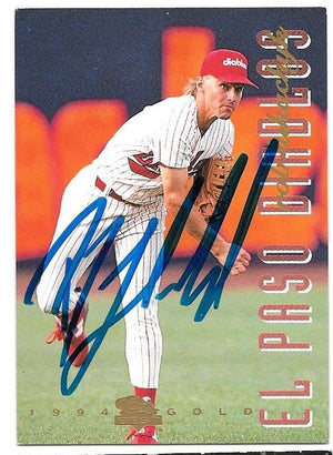 Rob Lukachyk Signed 1994 Classic Cream of the Crop Baseball Card - El Paso Diablos - PastPros