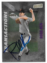 Rob Nen Signed 1998 Stadium Club Baseball Card - San Francisco Giants
