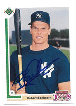 Robert Eenhoorn Signed 1991 Upper Deck Baseball Card - New York Yankees