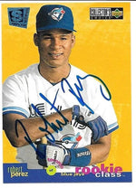 Robert Perez Signed 1995 Collector's Choice SE Baseball Card - Toronto Blue Jays