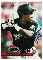 Roberto Mejia Signed 1993 Topps Stadium Baseball Card - Colorado Rockies