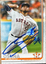 Roberto Osuna Signed 2019 Topps Baseball Card - Houston Astros - PastPros