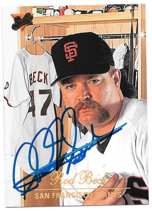 Rod Beck Signed 1994 Studio Baseball Card - San Francisco Giants - PastPros