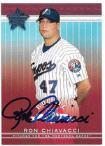 Ron Chiavacci Signed 2002 Leaf Rookies & Stars Baseball Card - Montreal Expos
