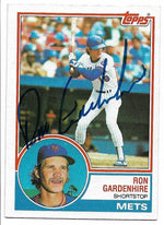 Ron Gardenhire Signed 1983 Topps Baseball Card - New York Mets - PastPros