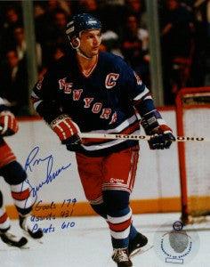 Ron Greschner Signed 8x10 Color Photo - New York Rangers - PastPros