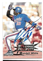 Rondell White Signed 1994 Score Select Baseball Card - Montreal Expos