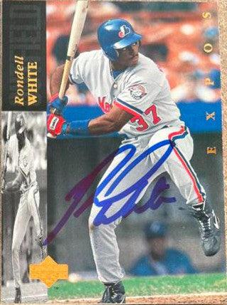 Rondell White Signed 1994 Upper Deck Baseball Card - Montreal Expos - PastPros