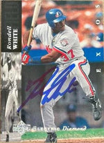 Rondell White Signed 1994 Upper Deck Electric Diamond Baseball Card - Montreal Expos