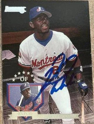 Rondell White Signed 1995 Donruss Baseball Card - Montreal Expos