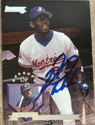 Rondell White Signed 1995 Donruss Baseball Card - Montreal Expos - PastPros