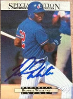 Rondell White Signed 1995 Upper Deck Special Edition Baseball Card - Montreal Expos