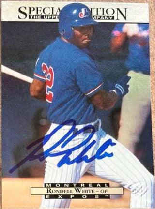 Rondell White Signed 1995 Upper Deck Special Edition Baseball Card - Montreal Expos - PastPros