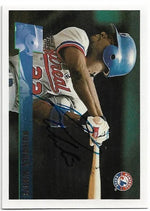 Rondell White Signed 1996 Topps Baseball Card - Montreal Expos