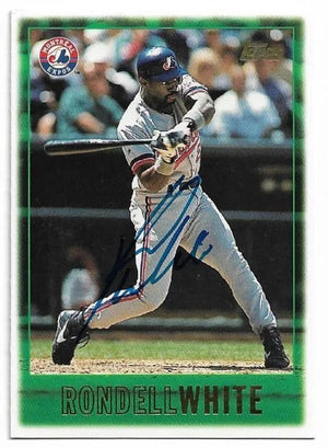Rondell White Signed 1997 Topps Baseball Card - Montreal Expos