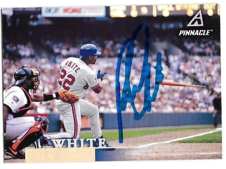 Rondell White Signed 1998 Pinnacle Baseball Card - Montreal Expos