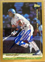 Rondell White Signed 1999 Topps Baseball Card - Montreal Expos