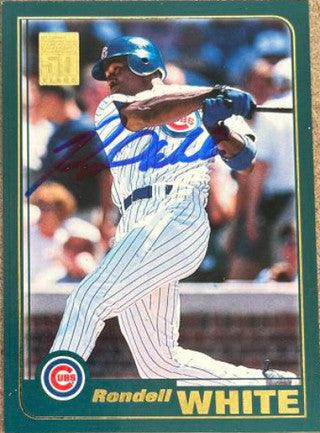 Rondell White Signed 2001 Topps Baseball Card - Chicago Cubs - PastPros