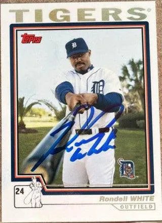 Rondell White Signed 2004 Topps Baseball Card - Detroit Tigers