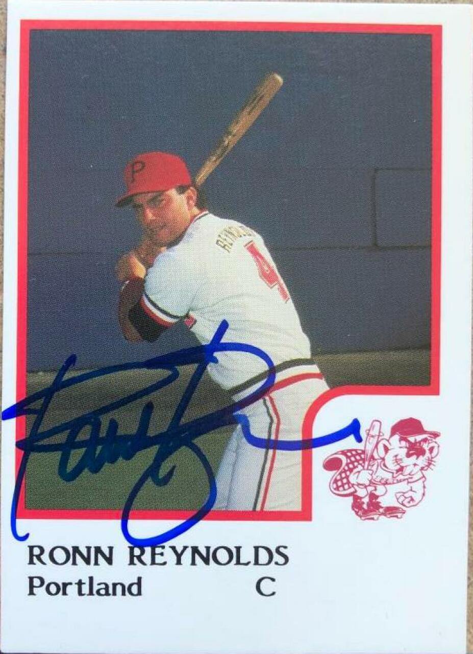 Ronn Reynolds Signed 1986 Pro Cards Baseball Card - Portland Beavers - PastPros