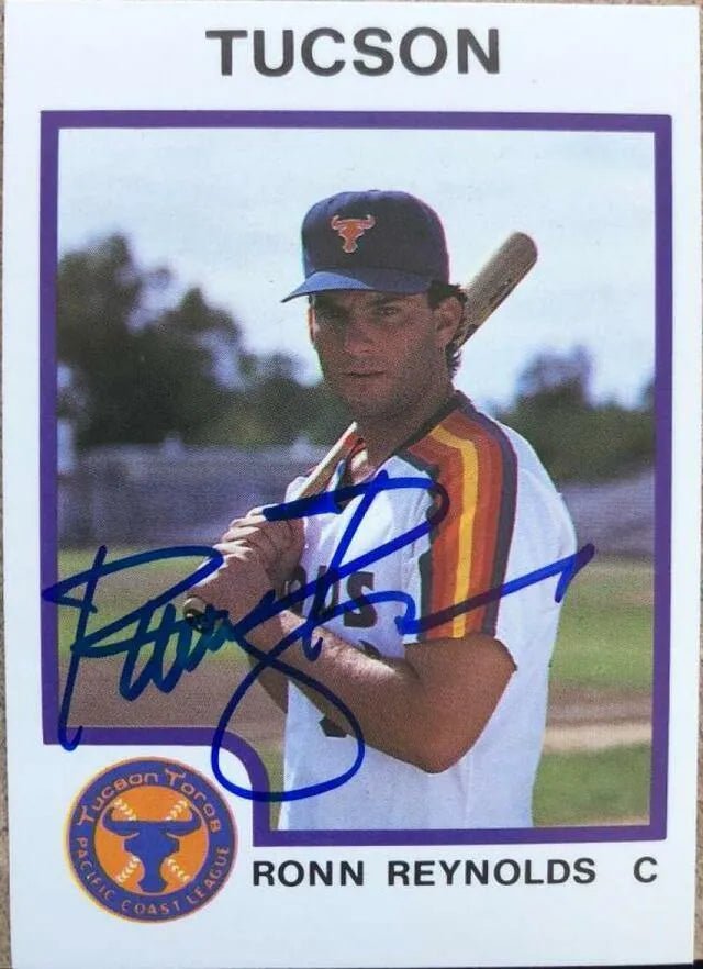 Ronn Reynolds Signed 1987 Pro Cards Baseball Card - Tuscon Toros