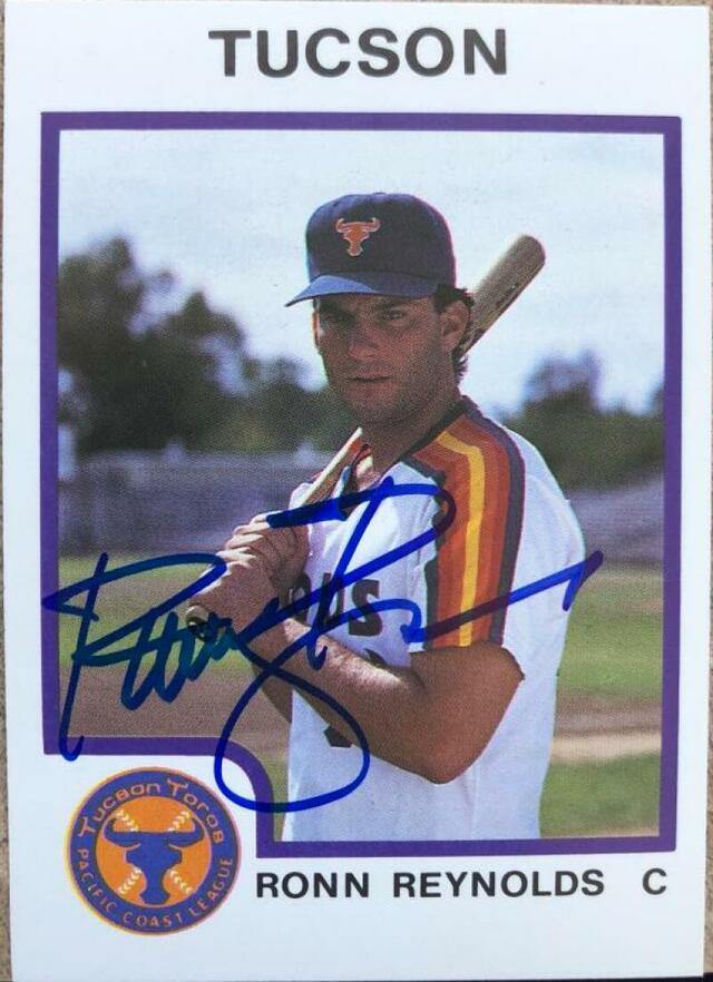 Ronn Reynolds Signed 1987 Pro Cards Baseball Card - Tuscon Toros - PastPros