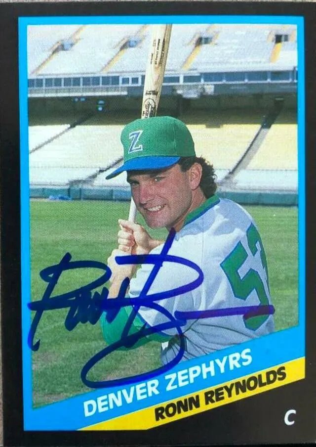 Ronn Reynolds Signed 1988 CMC Baseball Card - Denver Zephyrs